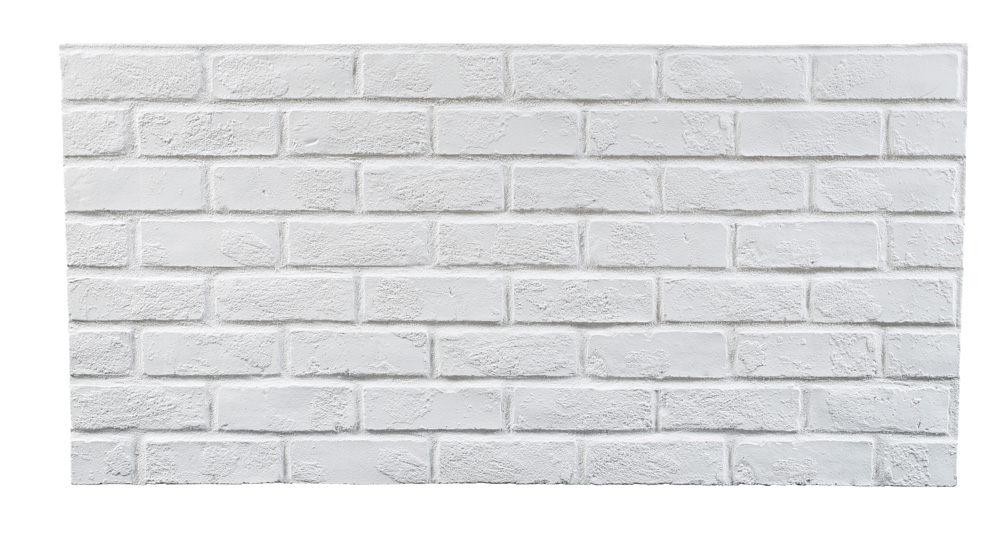 Rustic Brick Standard - White